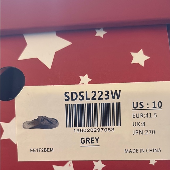 Dream Pairs Dark Gray Faux Fur Lined Moccasin Slippers - 10 - Picture 7 of 7